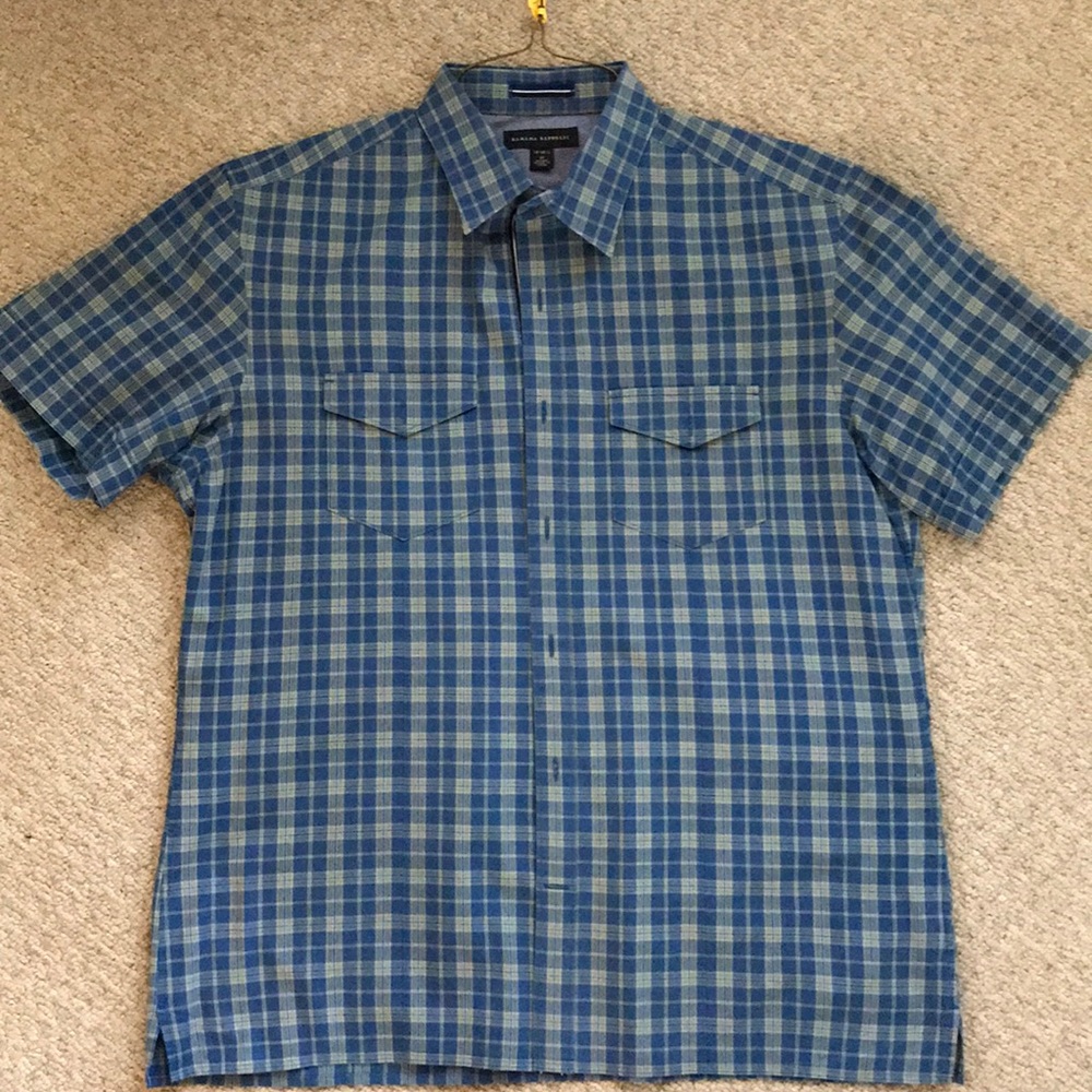 Banana republic short sleeve button down
